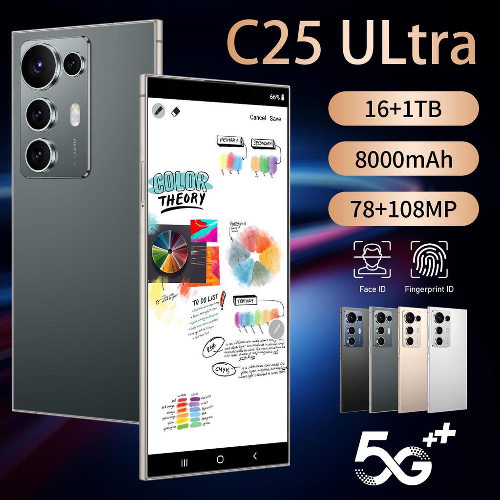 C25 Ultra 7.3-Inch Android Smartphone, 16GB+1TB, New Model