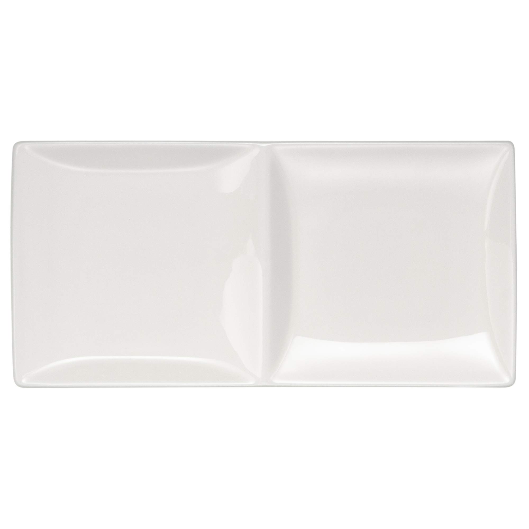 

NARUMI Stone Relief Plate, 16cm, White, Simple and Stylish, Double Tray, Divided, Microwave and Dishwasher Safe, 51095-5602