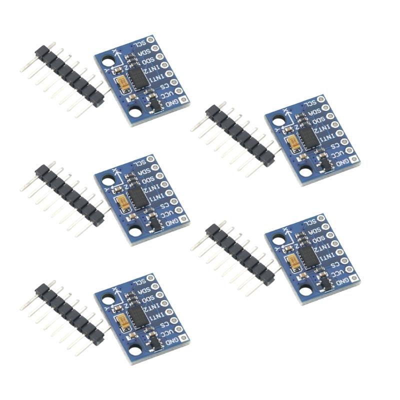 1/3/5Pcs ADXL335 Triaxial Accelerometer Angular Transducer GY-291 Module Analog Output 3-5V for Motion Detection