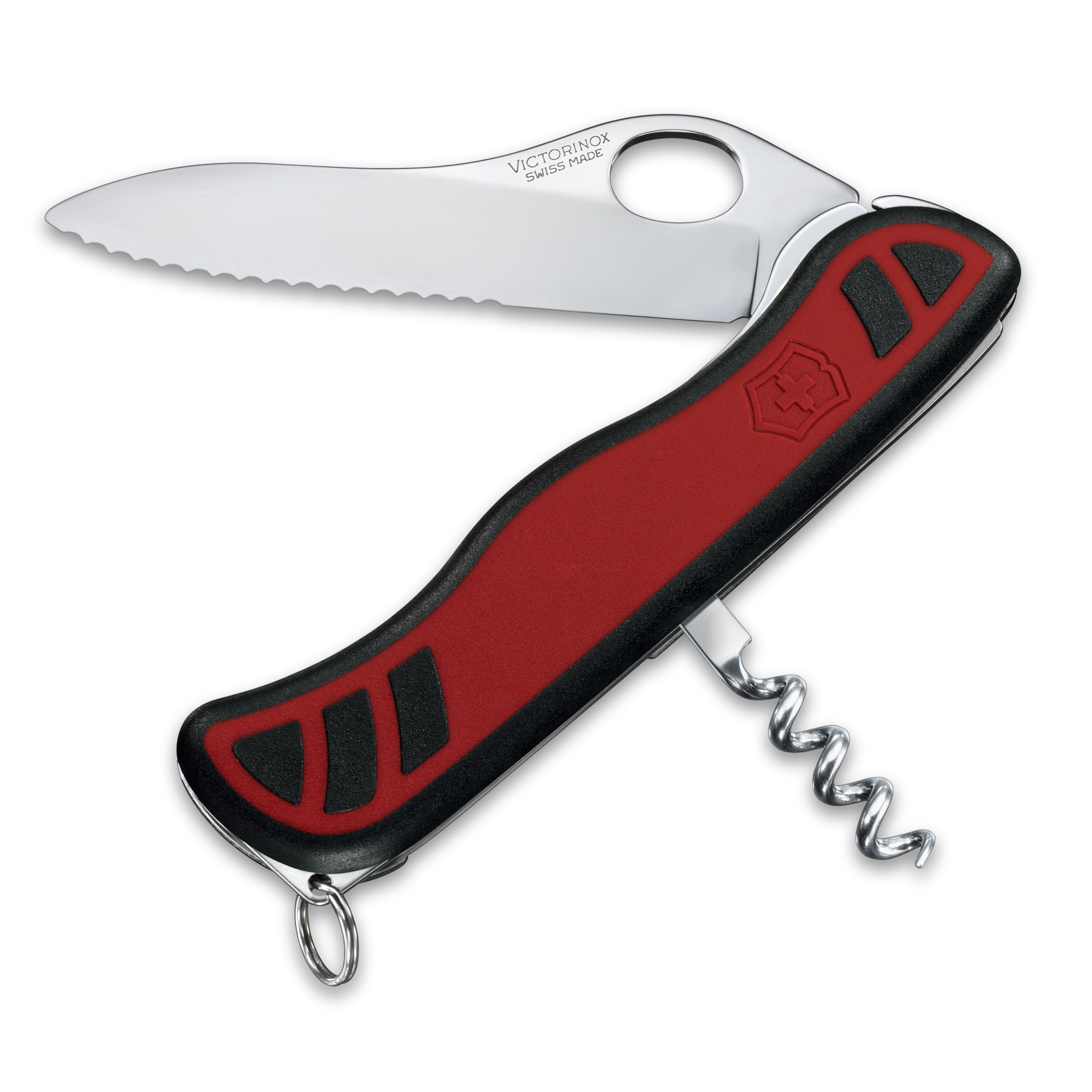 

VICTORINOX Alpinia MWC Красный Нож Швейцарской Армии Нож Кемпинг Альпинизм Принадлежности для Подготовки к Стихийным Бедствиям Большое Серрейторное Лезвие Штопор с Кольцом для Ключей красный