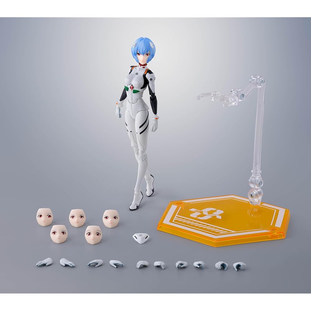 TAMASHII NATIONS S.H. Figuarts Evangelion Rei Ayanami 135mm PVC ABS Painted Action Figure
