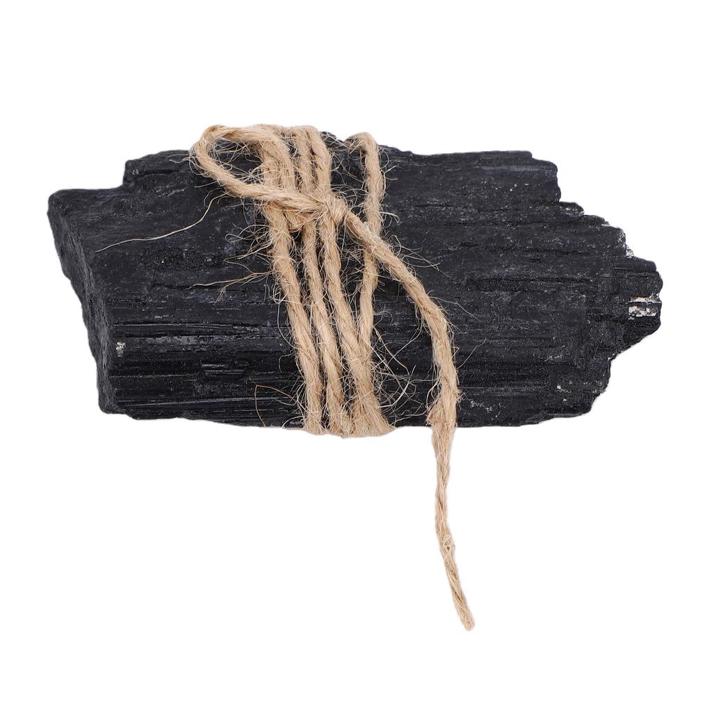 Natural Black Tourmaline Crystal Healing Lucky Rough Tourmaline Stone for Meditation Home Office Decor
