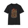 Japanese Dragon T-Shirt Irezumi Tattoo Red Sun Graphic Tee Anime Streetwear Gift