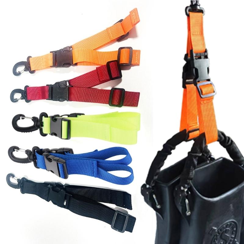 Diving Fin and Diving Masks Keeper Accessories for Diving Scubas Diving Fin Mask Holder with Quick Releases Buckle Clip