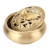3pcs With Lid Incense Burner Holder Brass Brass Incense Burner  For Home Yoga Spa Decor