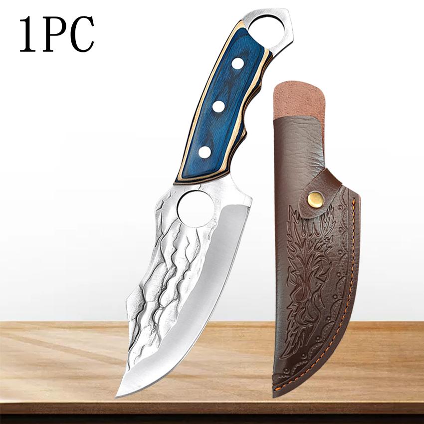 Hand Forged Boning Knife Professional Kitchen Knives Stainless Steel Chef Knives Slicing Fruit Fish Meat Cleaver Butcher