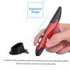 2.4GHz Wireless Optical Pen Mouse Ergonomic Pen Mouse with Adjustable 500 1000DPI Plug and Play Wide Compatibility Blue