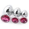 3 STK/sett Metal Anal Leker For Kvinner Voksen Sex Produkter Menn Butt Plug Rust Stål Anal Plug Sex-leke Anal Dildo Toys
