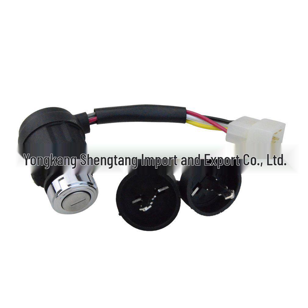 Waterproof 5-Wire Ignition Key Switch with Cap for 50cc-150cc ATV & Go-Kart