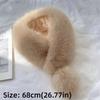 Plush Neck Warmer Snood Thickened Winter Neck Wrap Fashion Fur Collar Trim  Autumn Winter