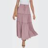 European and American Women's Bohemian High-Waist A-Line Pleated Skirt