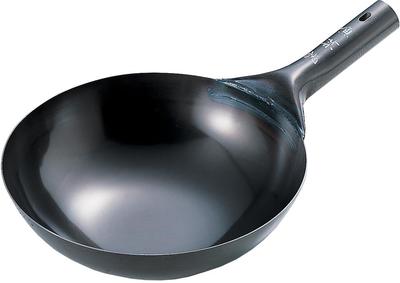 Tamahashi 27cm Wok for Gas Stovetops, Peking Wok, Made In Japan, Fish and Vegetables, 60808