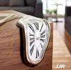 Creative Melting Table Clock with Roman Numerals – Retro Twist Design for Home and Office Decor