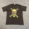 NWOT Vintage 1988 Holographic Skull Skater Skateboard Shirt Large 21x27 Black