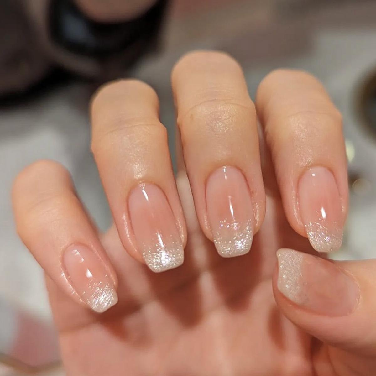 

Trendy European & American French Cat Eye Forest-Style Press-On Nail Art Stickers
