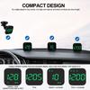 Universal Digital Car HUD Head Up Display GPS Speedometer Gauges Compass USB Port Compass Speed Meter For Car Pickup Trucks