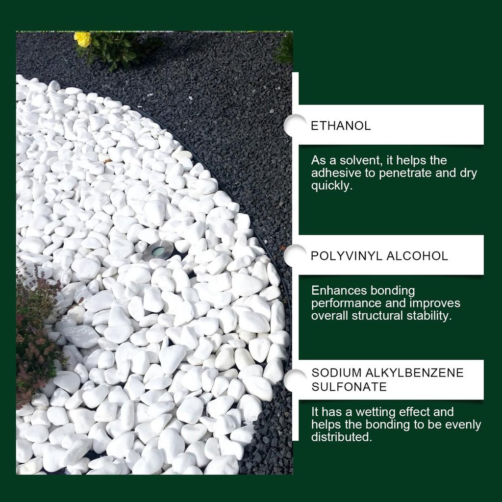 Garden Gravel Adhesive Covering Gravel Adhesive Is Suitable For Outdoor Sidewalks, Courtyards And Driveways,100ml