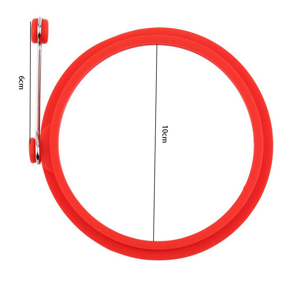 Nová kreativní kulatá silikonová forma na omelety pro smažení vajec, forma na vaření palačinek, nezbytnost pro snídani