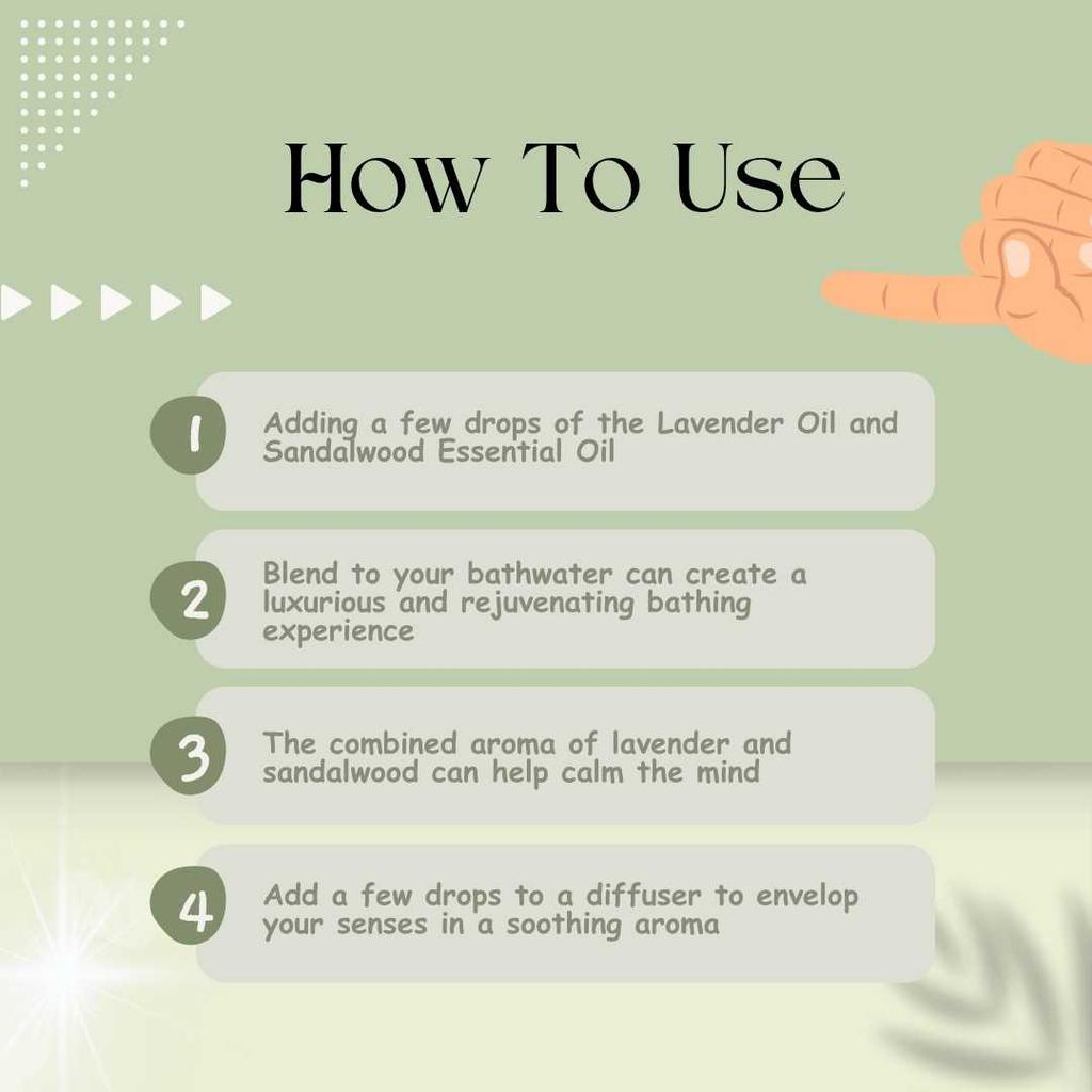 Ananta Calm Essential Oil Combo – Lavender & Sandalwood Aroma Oils (10 Ml × 2)