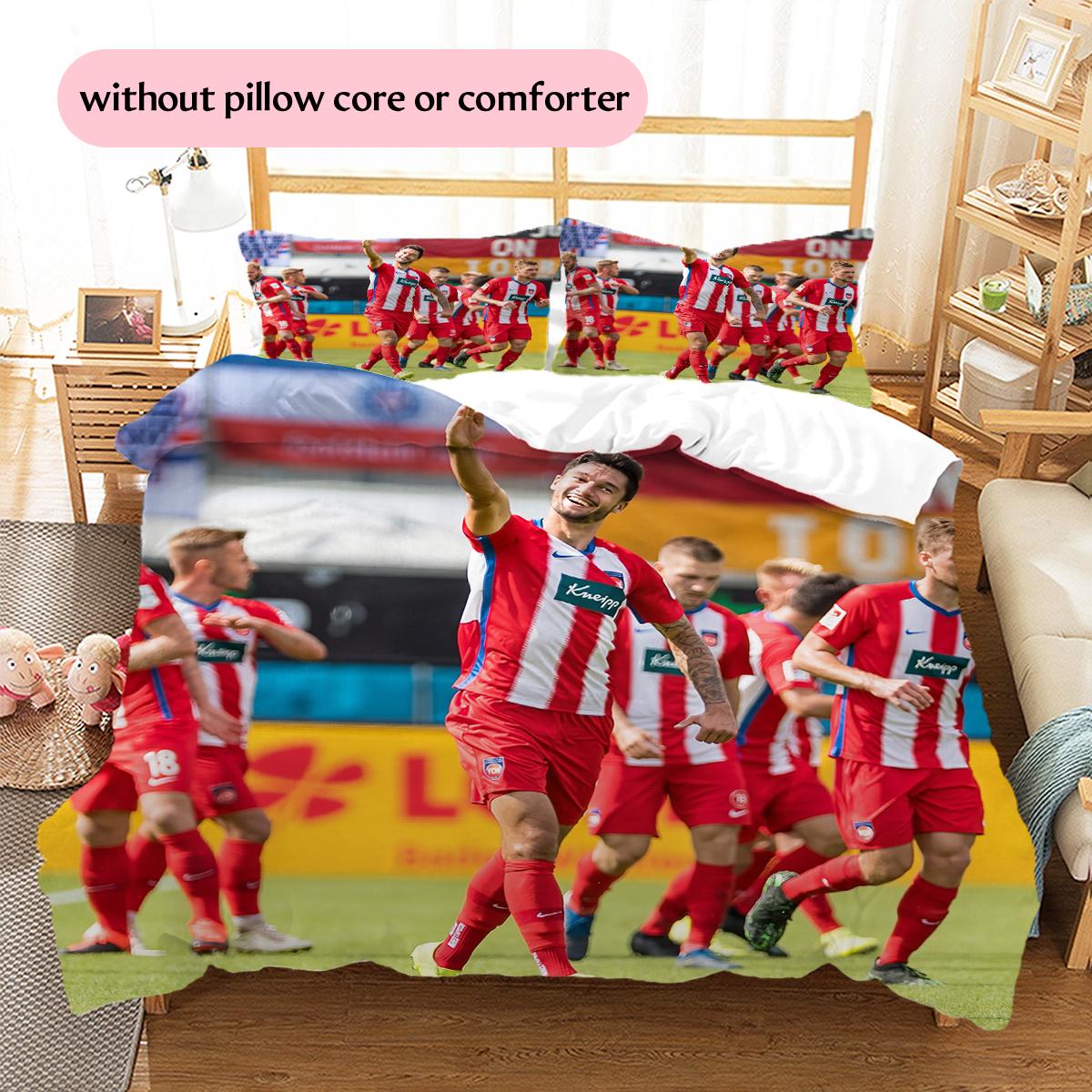 

FC Heidenheim Pattern Bedding Home Decoration Birthday Gift (1 * duvet cover + 2 * pillowcase, without core) 135x200cm