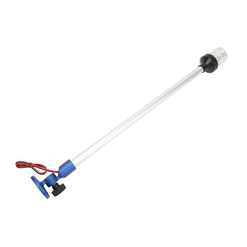 24in Boat   Light 360 degrees  All Round Rotating LED Stern Pole Light Aluminum Alloy Base for Yachts Marine