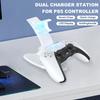 For PS5 Controller Dock Charger Dual Controller Charger Stand Base Wireless Joy-stick Charging Dock Holder For PS5 Accessories