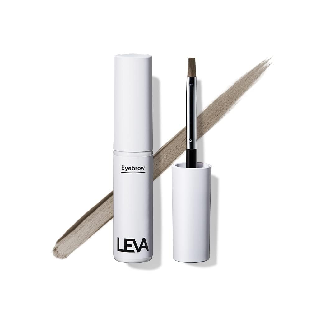 

LEVA Eyebrow Natural Black clean Waterproof Naturally corrects and hairless areas short eyebrows hard to notice beyond pencil Powder finish Liquid