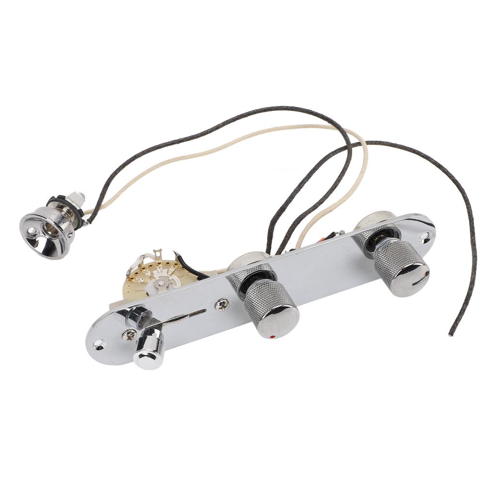 Guitar Control Plate 5 Way Switch 250K Ohm  Potentiometers Volume Tone Controls Plate for Tele Guitar
