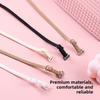 2Pcs Elastic Bra Straps Slip Resistant Lingerie Accessories Underwear Matching
