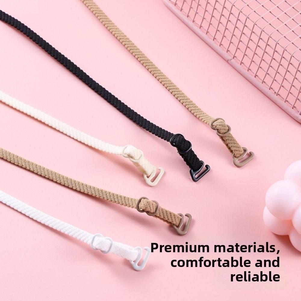 2Pcs Elastic Bra Straps Slip Resistant Lingerie Accessories  Underwear Matching