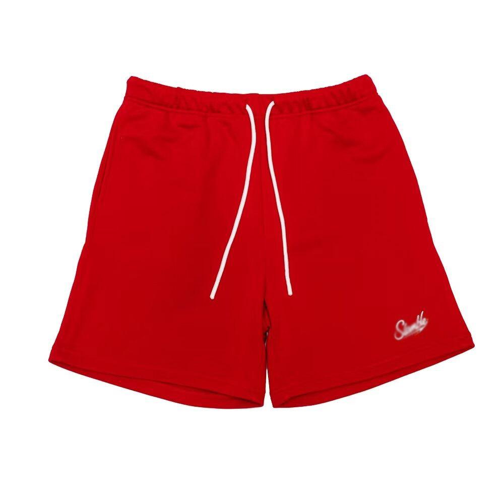 Мужские летние быстросохнущие повседневные брюки прямого широкого кроя, пляжные миди-брюки One size