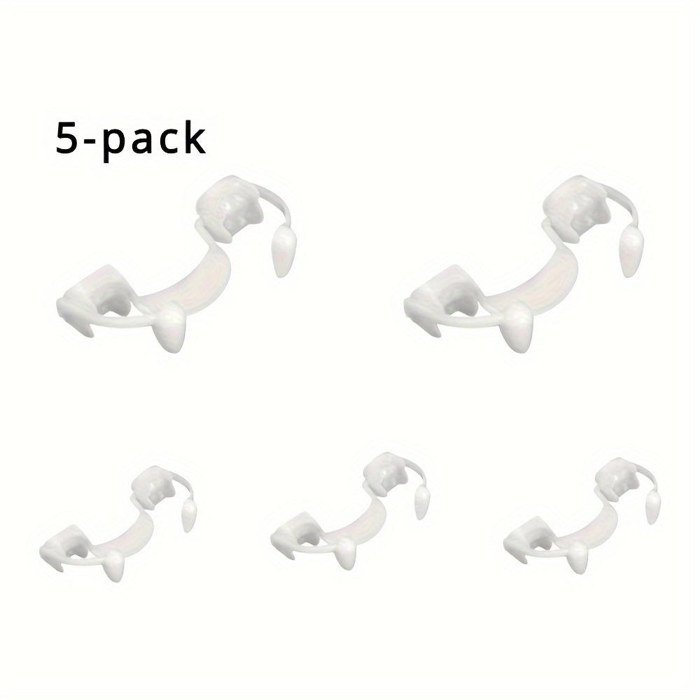 

5 Pairs of Retractable Vampire Fangs- Adjustable Plastic Fangs, Suitable for Role-playing- Essential Accessories for Halloween