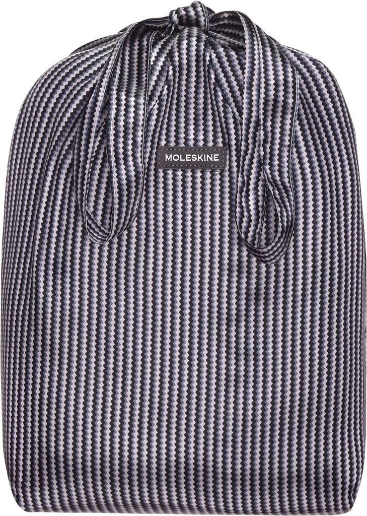 Moleskine Textile Backpack with Storage for Free Size Women's 4-Piece 13-Inch PC, ET22FLBK3A1, Gray,