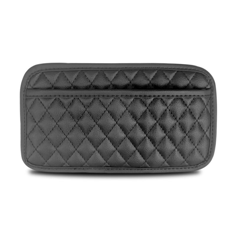 Faux Leather Car Organizers Pocket Bags For Car Storage Box Collecting Bag For Cards Phone Key Sticky Pouch In Car Interior