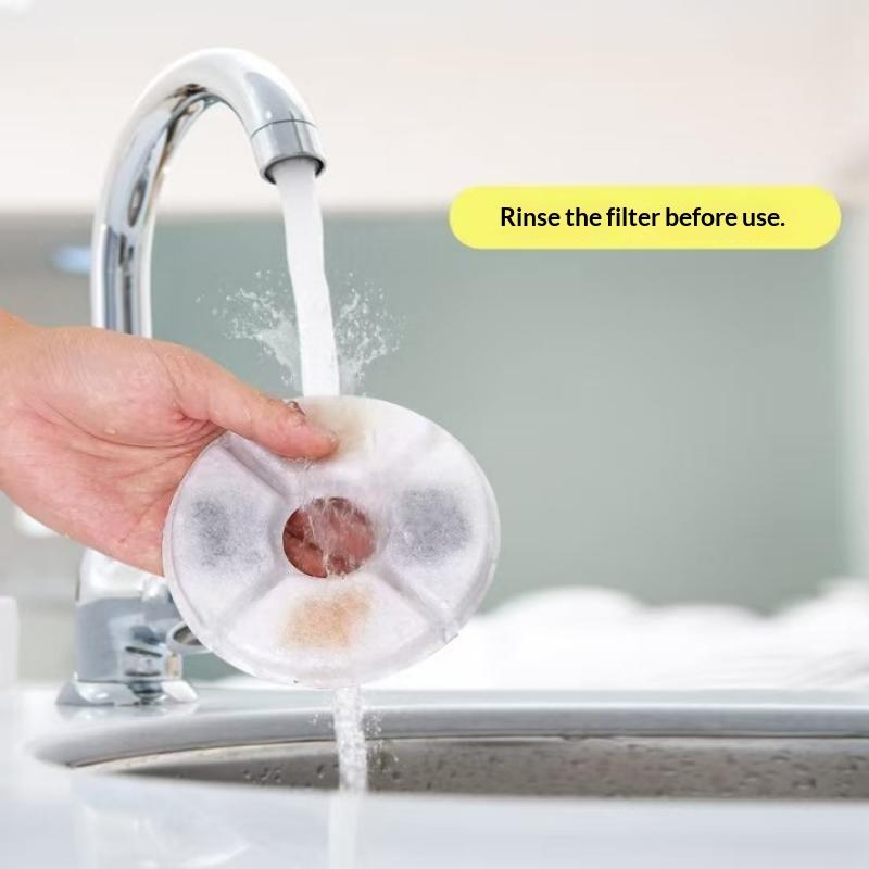 1/6/12 Stück Ersatzfilter für Katzen- und Hundetrinkbrunnen Aktivkohle Ersetzbare Filter Brunnen Spender Futterspender