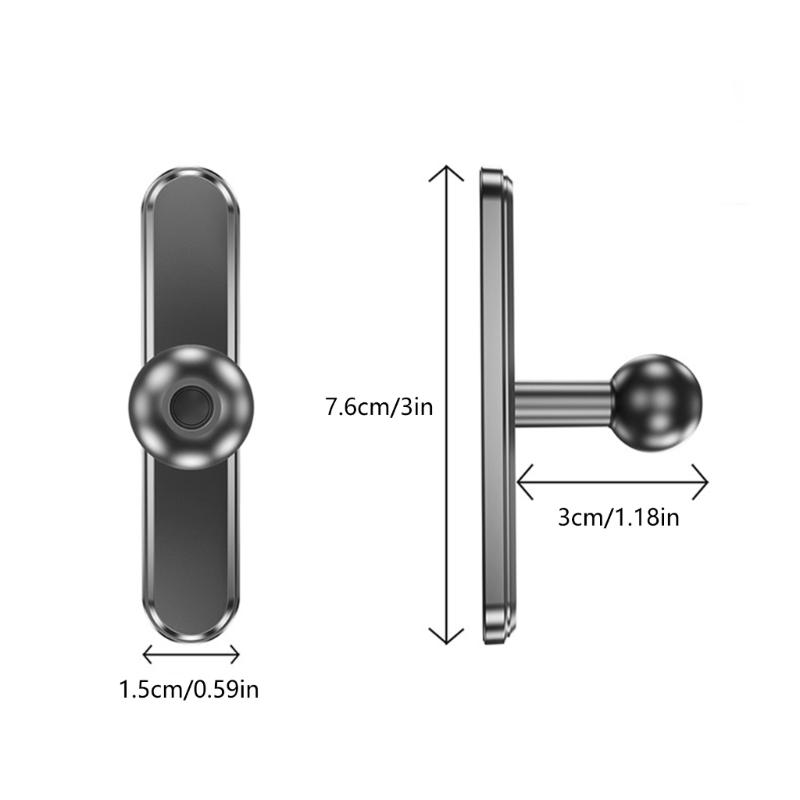 Portable Gym Phone Holder with N52 Magnets Secure Base Magnetic Phone Stand 4.5-7 Inch Smartphones Anywhere Gift