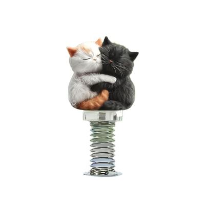 Car Accessories Dashboard Decorations,Shaking Cats Bobblehead Dashboard Car Decors for Women Car Interior Desk Ornaments