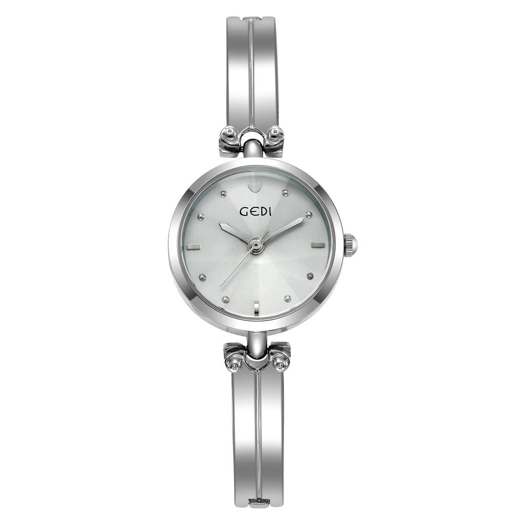 

Womens Alloy Quartz Watch Circular Dial For Office And Casual Wear LightBlue