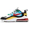 Air Max 270 React flerfarge sneakers for menn Hvit universitet-gull universitet-rød DA2610-161