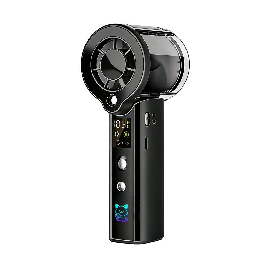 3000mAh High-speed Handheld Electric Fan Semiconductor Refrigeration Fan USB Rechargeable Water Replenishing Spray Fan Outdoor