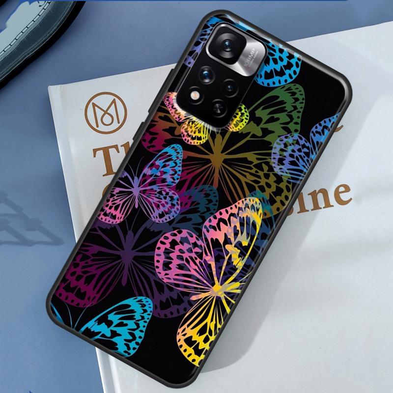 Luxury Butterfly Case For Xiaomi Redmi Note 13 12 11 9 10 14 Pro 9S 10S 11S 12S Redmi 14C 10C 12C 13C Cover