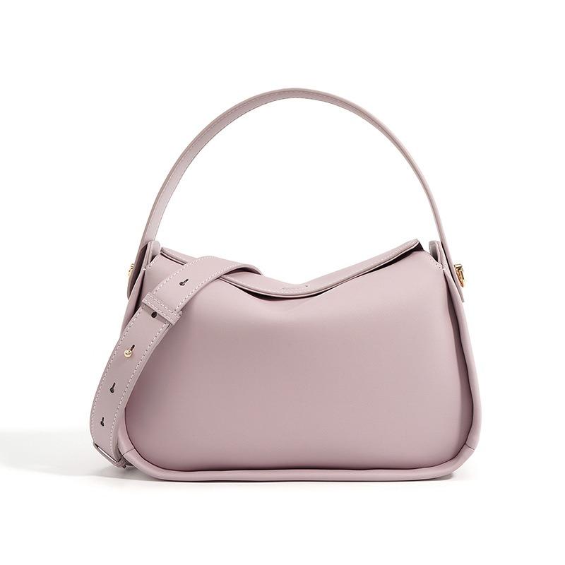 Leather women's bags, high-end niche design women's handbags, fashionable large-capacity commuter messenger shoulder bags