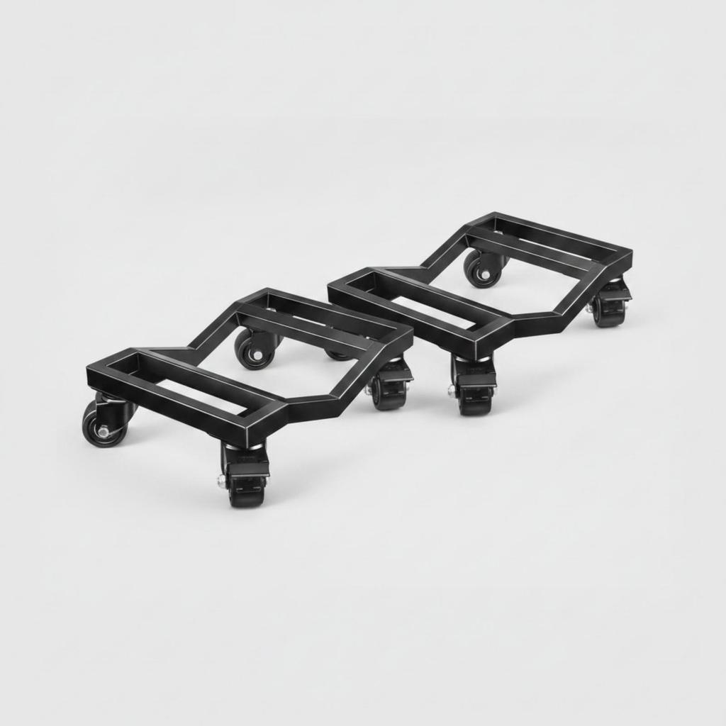 Low Profile Vehicle Mover Dolly with Brake Lever for Auto Body Shop and Garage