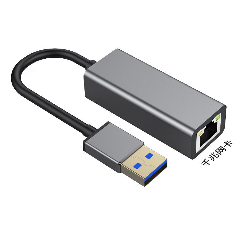 USB3.0 to RJ45 Gigabit Network Adapter - Driver-Free Type-C to Ethernet Converter
