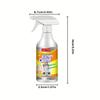 Set of 2 Multi-Functional Foaming Cleaner Spray - Effective Grease and Heavy Oil Stains Remover for Kitchen Cooktop