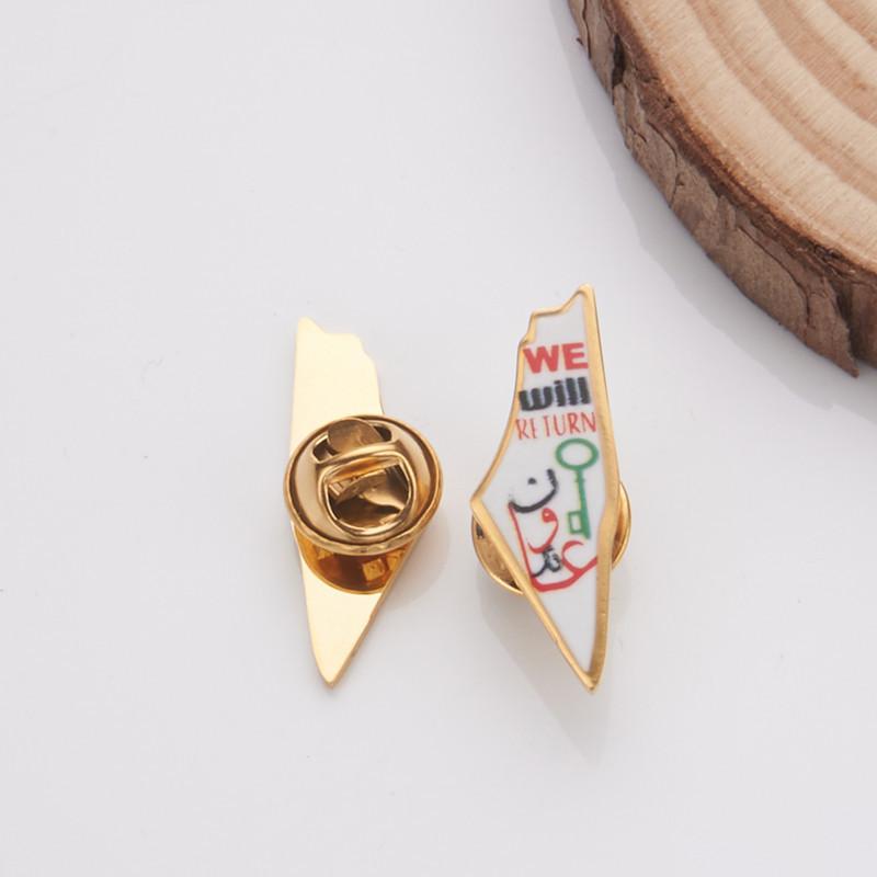 Collar con colgante de mapa de acero inoxidable, titanio y epoxi