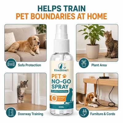 BUY 1 GET 2 FREE KineShineX Pet Potty Training Spray - House-Training Attractant & Home Air Freshener for Dogs & Cats