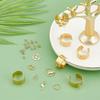 DIY Charm Cuff Ring Making Kit Including Stainless Steel Open Ring Findings