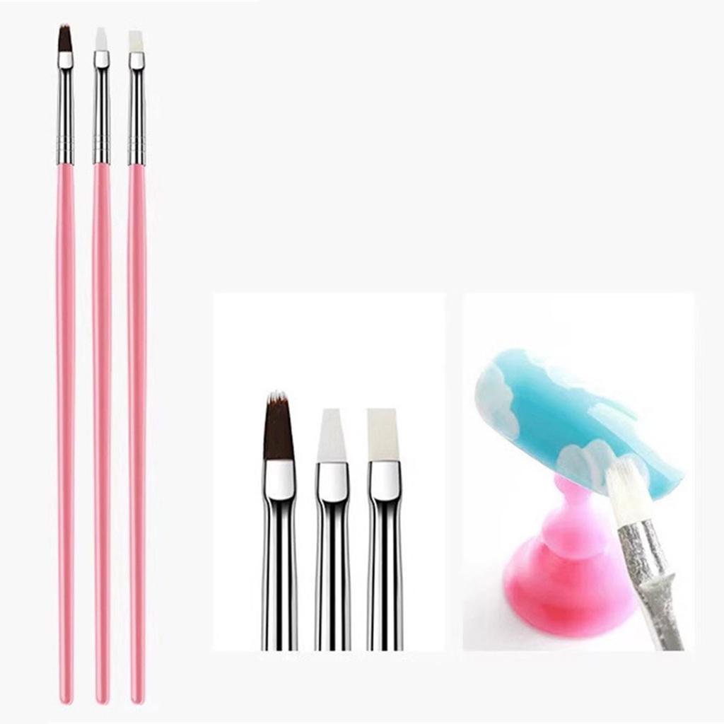 Professional Nail Art Brushes And Dotting Tools Set 15Pcs For Gel Nails UV Gel Designs Comfortable and Practical Handle