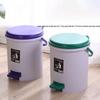 Zhuang Taitai Portable Lidded Trash Can for Office & Outdoor Use